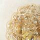 Doria Leuchten wall or ceiling lamp, Space Age, bubble glass, 1970s