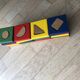 Vintage wood construction game