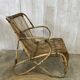 Paire de fauteuils en rotin vintage