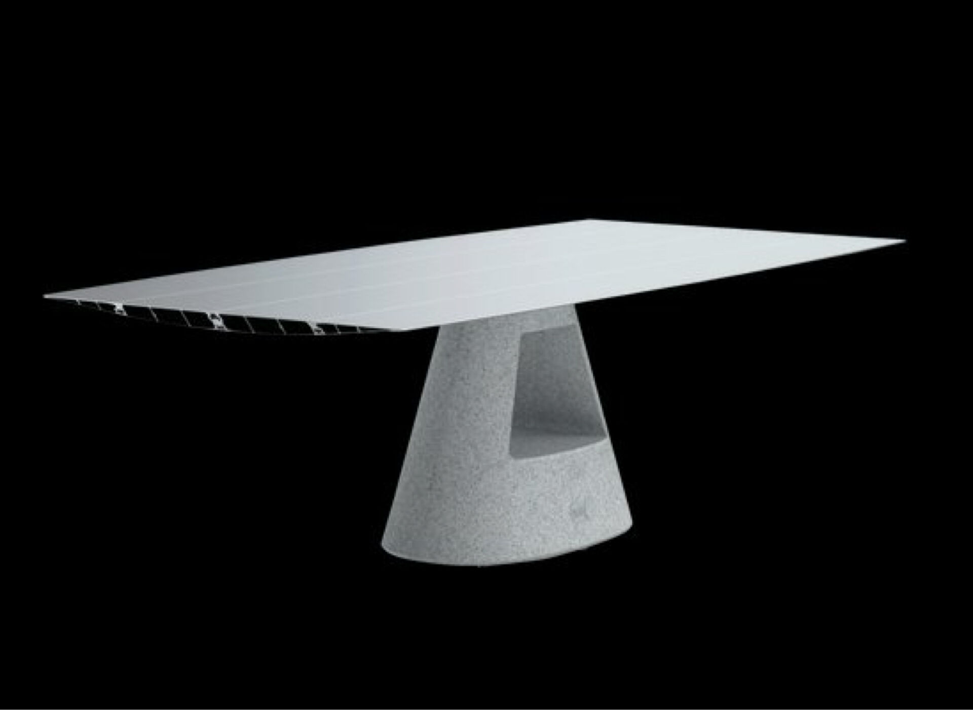 Rectangular outdoor table by BD BARCELONA
