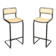 Paire de chaises de bar Cesca vintage par Marcel Breuer
