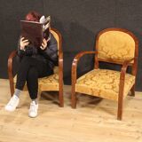 Paire de fauteuils de style art déco