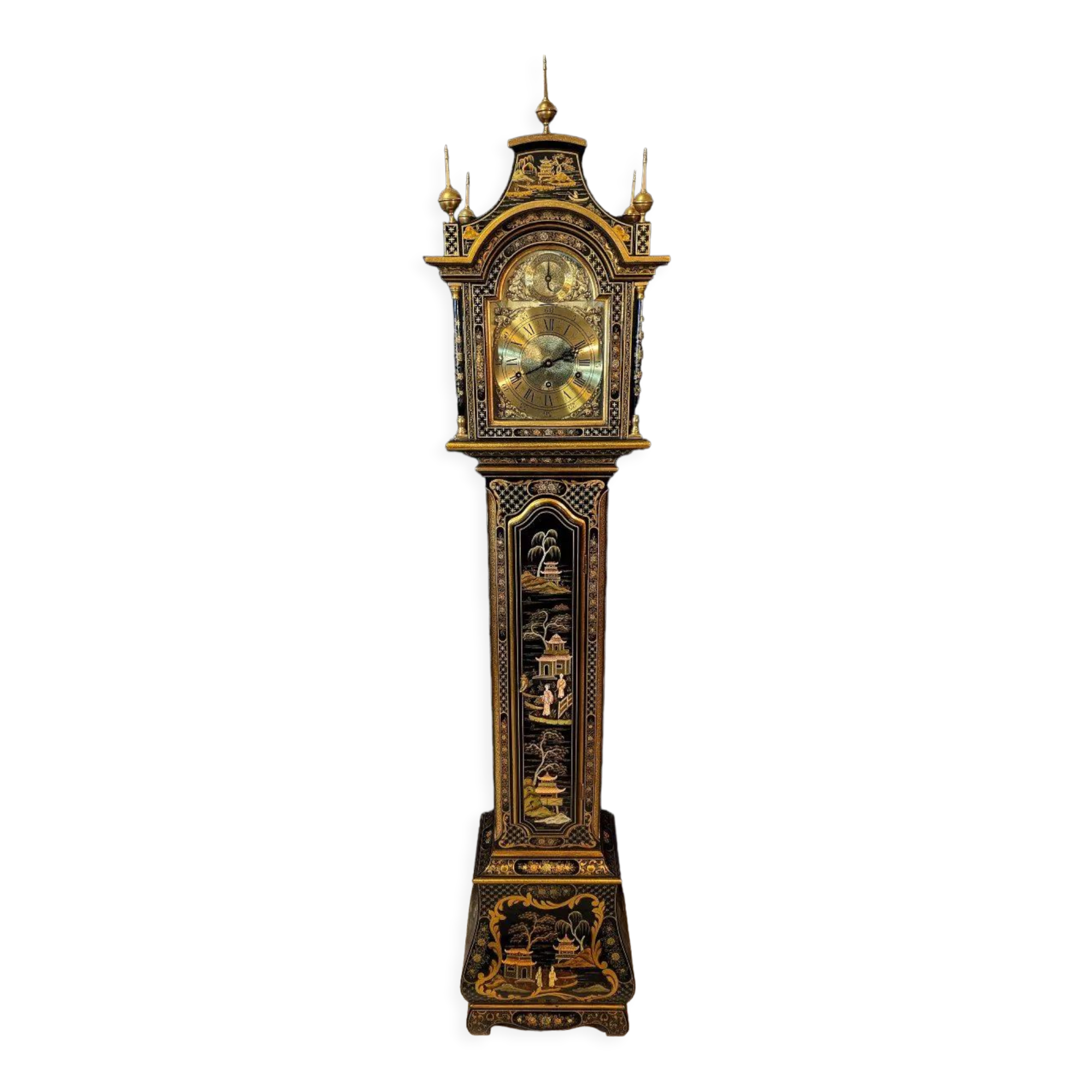 Comtoise clock of asian parquet