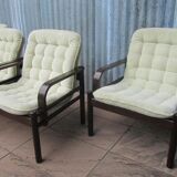 Lounge Easy Chairs by Bror Boije for Dux Miljo Expo, Sweden 1980s, Set of 4