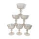 6 Rosaline Luminarc Arcoroc champagne glasses