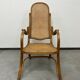 Fauteuil facile n°1 avec siège en rotin par Thonet