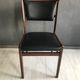 Set of 4 vintage dining chairs in Rosewood and leatherette , 1960s