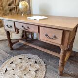 Solid oak desk