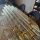 Vintage 1960’s Venini Style Murano Glass Ceiling Chandelier Light