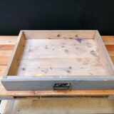 Patinated drapery table