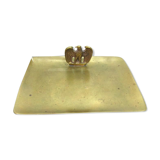 Solid brass eagle platter