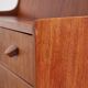 Restored teak bureau desk