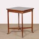 Square game table in marquetry, early 20th century