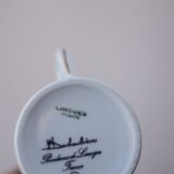 Lot de 8 tasses et soucoupes Deshoulieres porcelaine de Limoges
