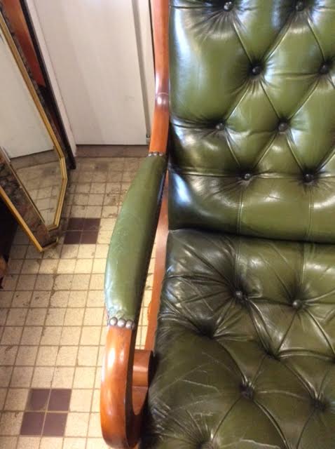 Chesterfield type armchair