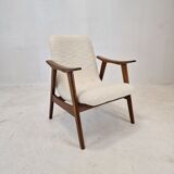 Mid Century Teak Wébé Armchair by Louis van Teeffelen, 1960's