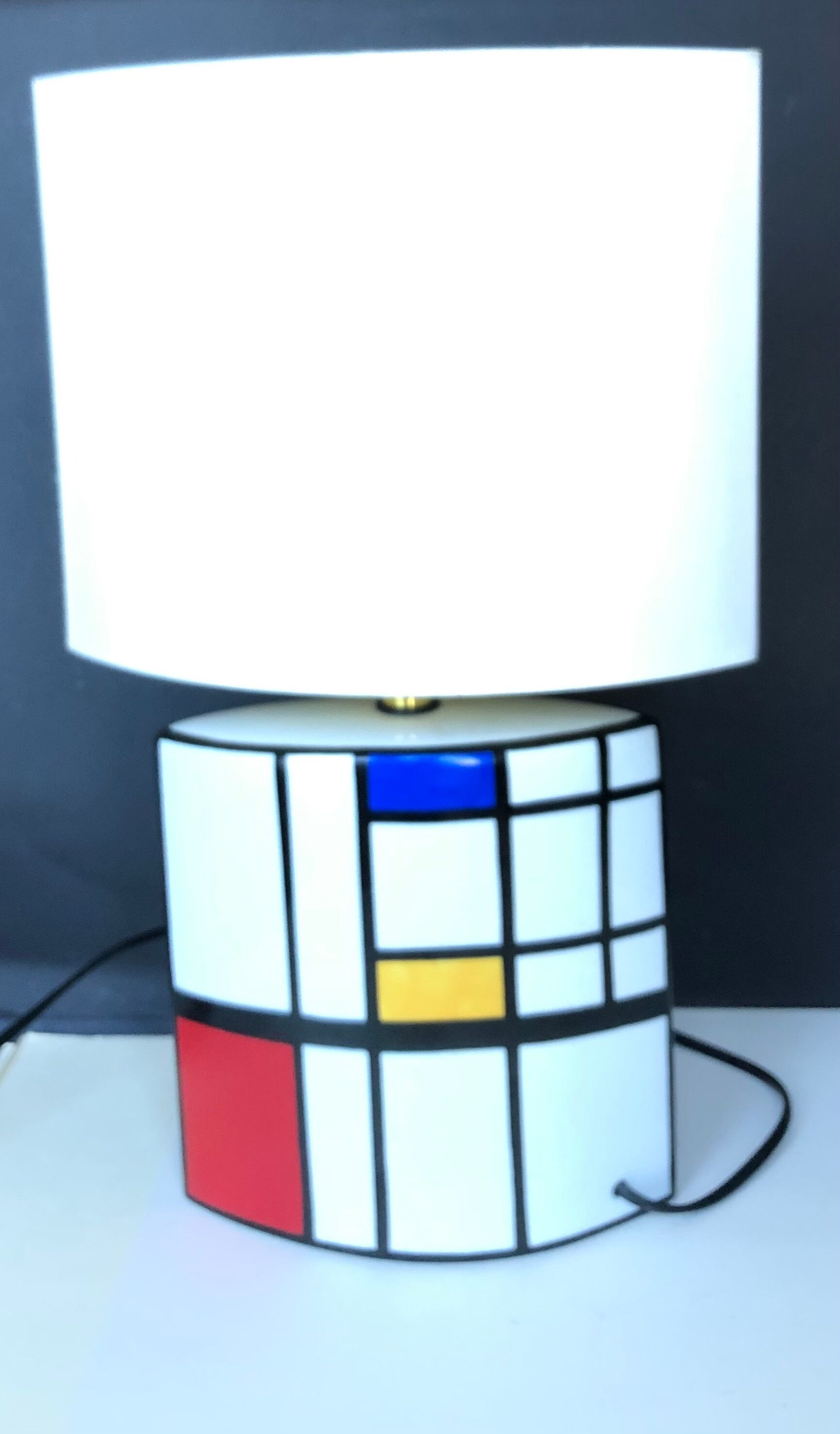 Mondrian décor lamp