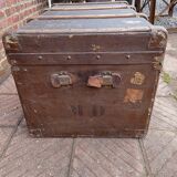 Old travel trunk