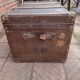 Old travel trunk