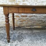 Oak farmhouse table