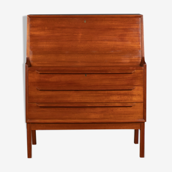 Restored 1960s Retro Danish Bureau Desk Mid Century