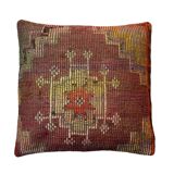 Vintage turkish kilim cushion cover , 55 x 55 cm
