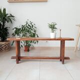 Wooden bench, 70s-80s