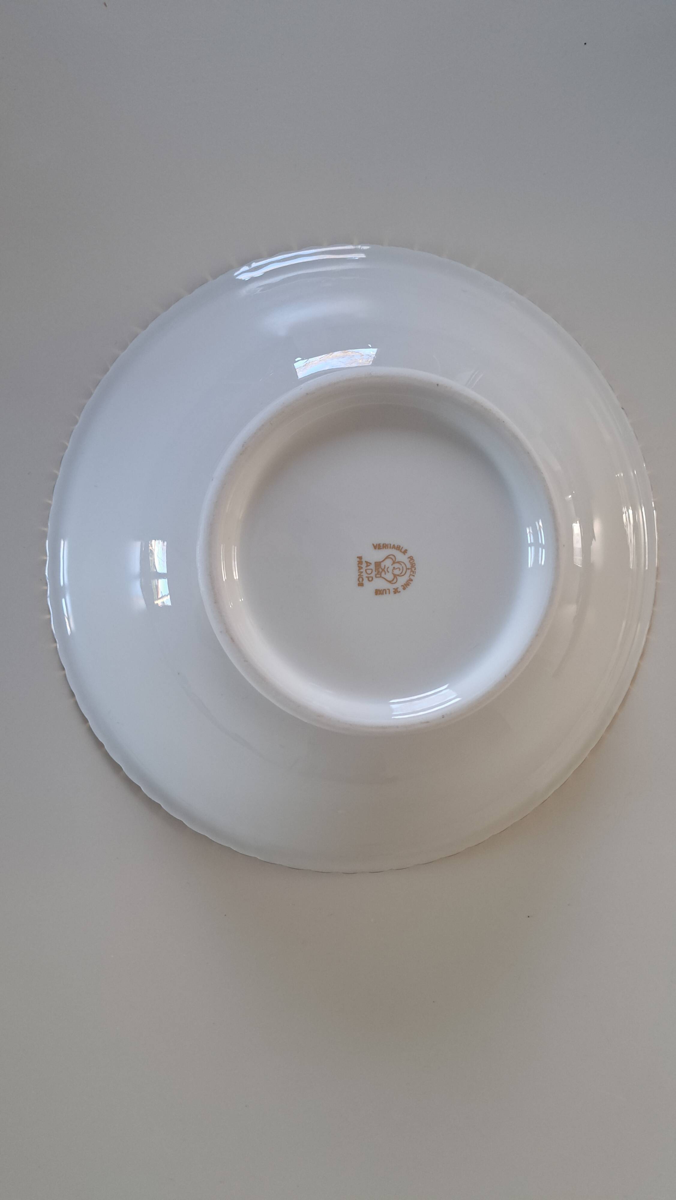 Limoges porcelain salad bowl ADP Royal