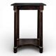 Empire-style console in mahogany