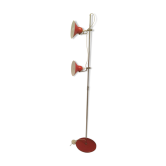 Lampadaire vintage métal  2 spots réglable et orientable