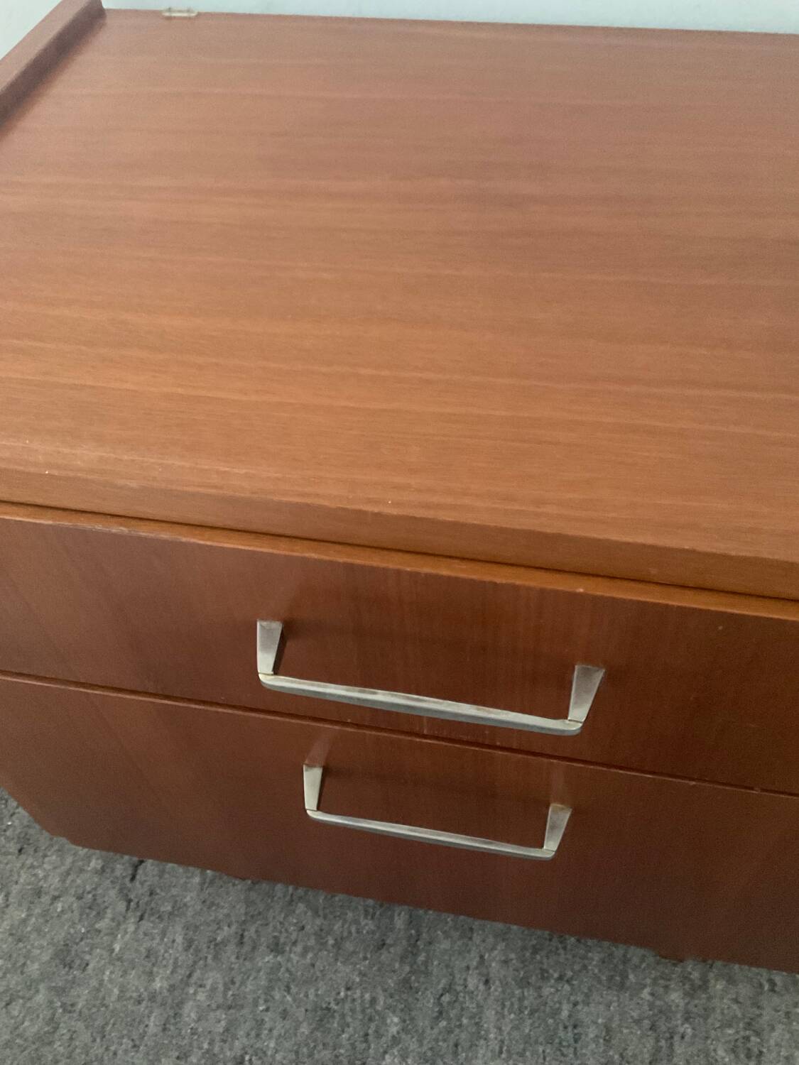 Scandinavian teak bedside table from the 60s and 70s