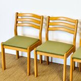 4 vintage Scandinavian chairs from the 1960s