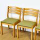 4 chaises scandinave vintage 1960