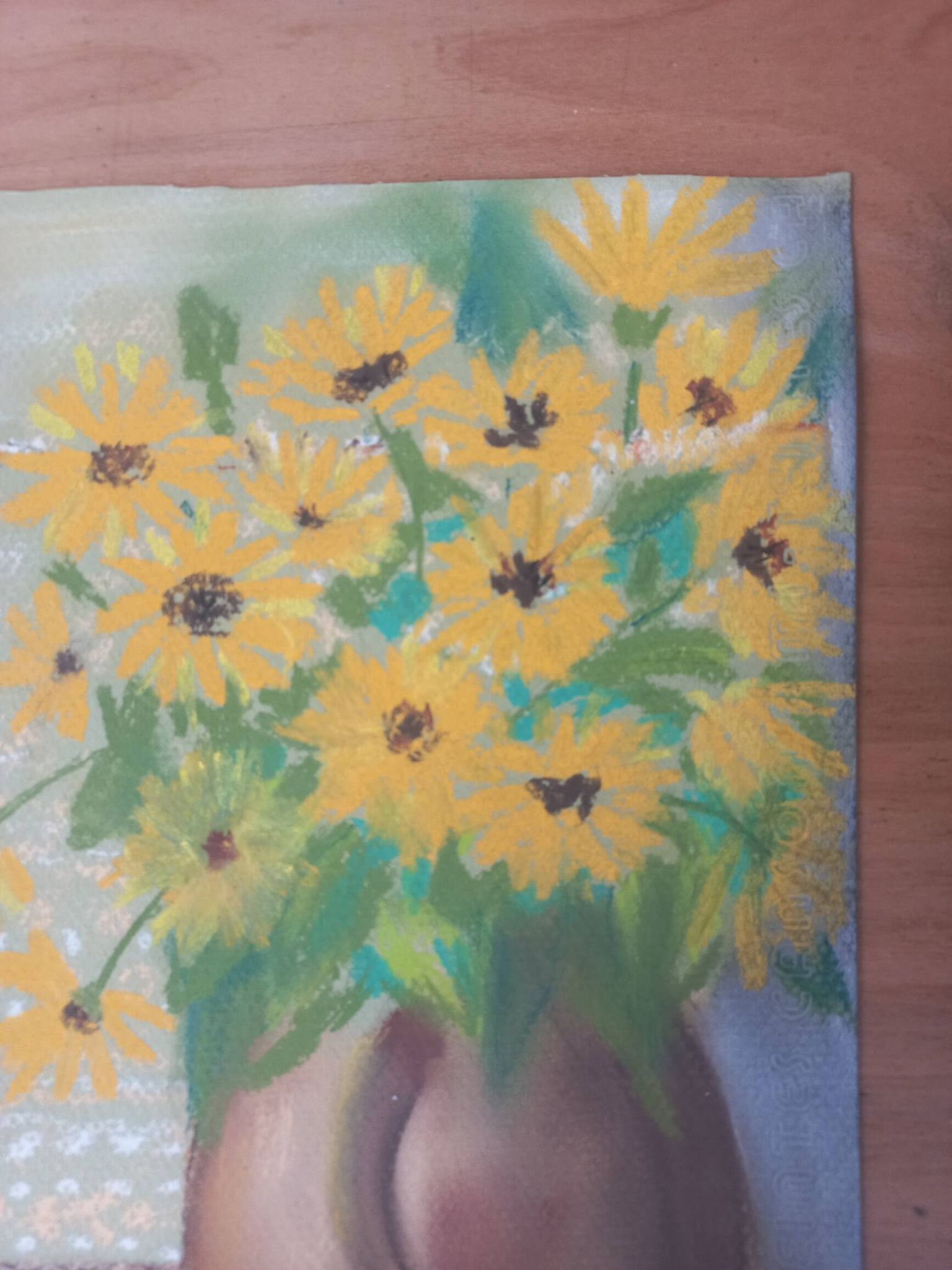 Pastel bouquet de fleurs