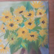 Pastel bouquet de fleurs