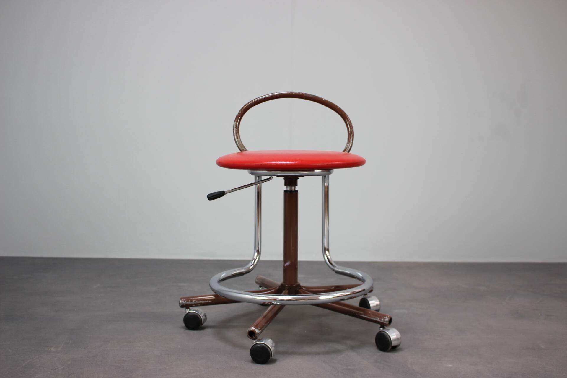 Mid-century Adjustable Industrial Workshop Chair by Kovona, 1980s, czsk