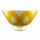 Large yellow bowl in Sarreguemines earthenware.