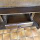 Wooden bar + 3 wooden stool and black skaï of the brand macorest