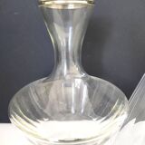 Two glass carafes