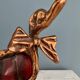 Duck with a bow tie, original sculpture by Yves LOHÉ