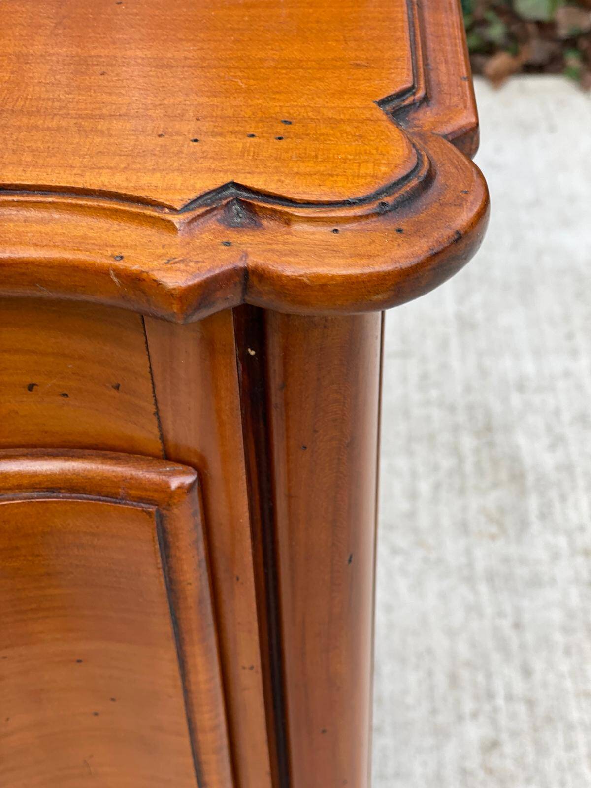 Louis XV Louis Philippe mix style chest of drawers solid walnut dovetail