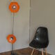 Lamppost flowers design seventies