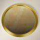 Round gold metal mirror 31 cm
