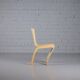 Postmodern plywood chair