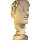 Very large Stucco head of a Roman figure