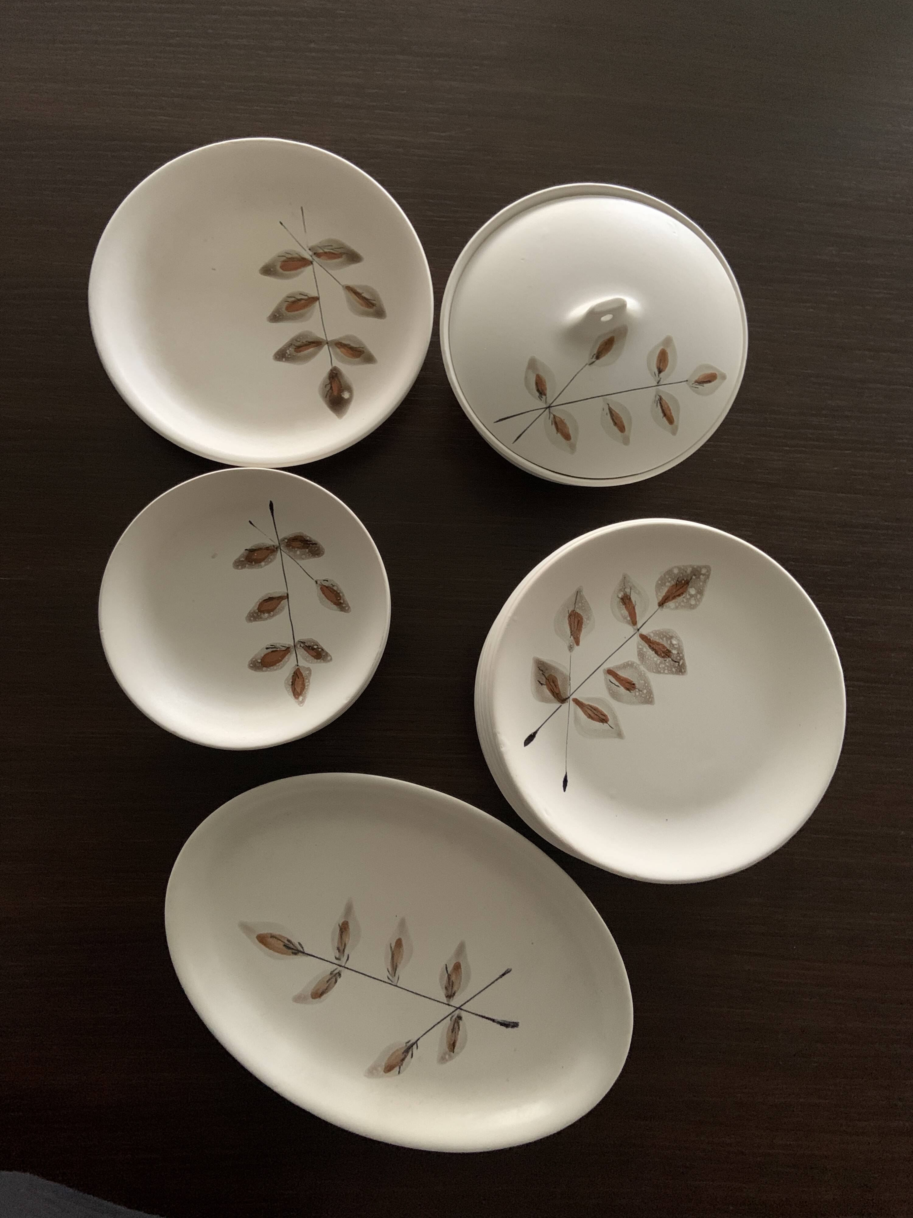 Niderviller plate set dinner service