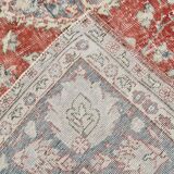 Red & Cream Vintage Persian Rug, 243x328Cm