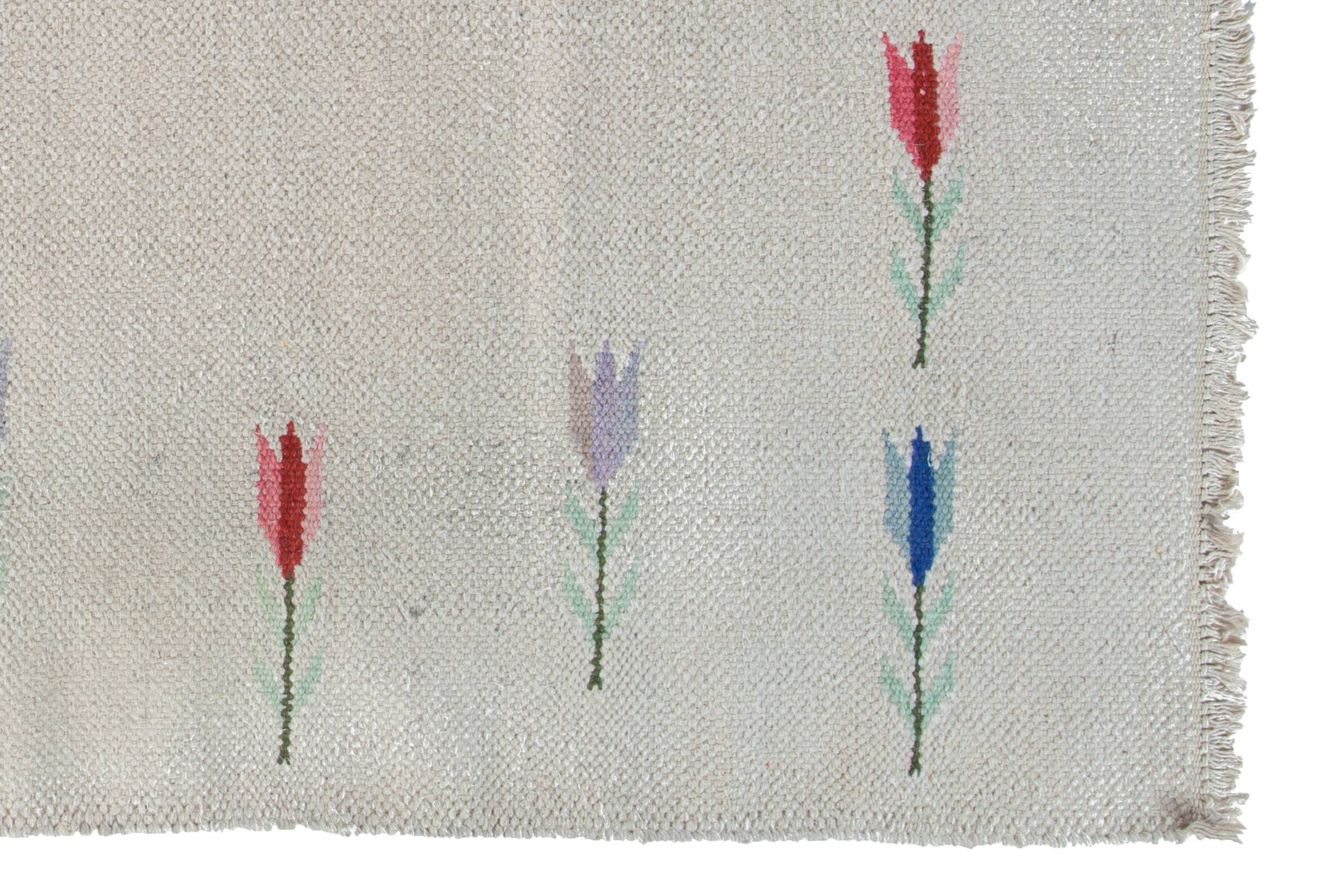 Mid-century Scandinavian carpet, 190cm x 136cm