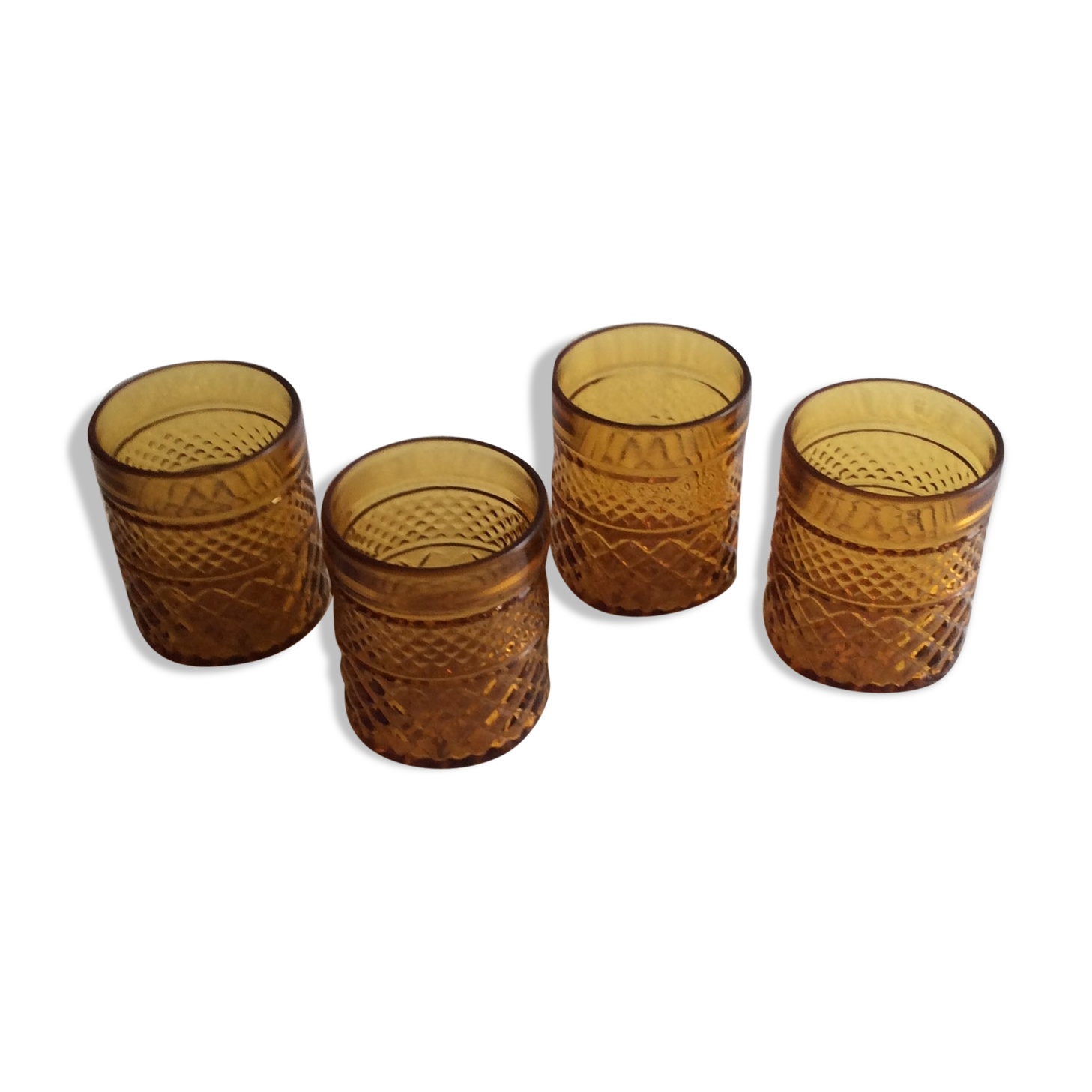 Glasses amber pineapple