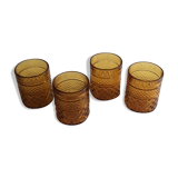 Glasses amber pineapple